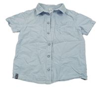 Světlemodro-bílá vzorovaná košile Topolino