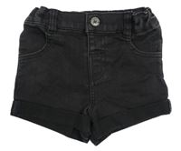 Tmavošedé riflové kraťasy Primark