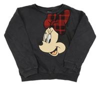 Antracitová mikina s Minnie Disney