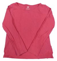 Fuchsiové triko H&M
