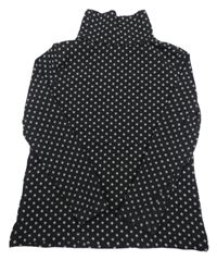 Černo-bílý vzorovaný rolák H&M