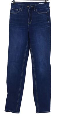 Dámské tmavomodré skinny rifle zn. M&S vel. 10L