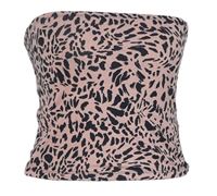 Dámský růžovo-červený vzorovaný bandeau top New Look 