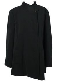 Dámský černý kabát 