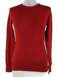 Dámský červený lehký svetr Fashion Friends 