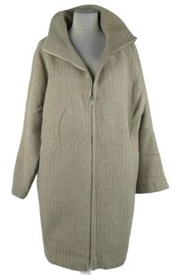 Dámský béžový vlněný kabát Wallis 