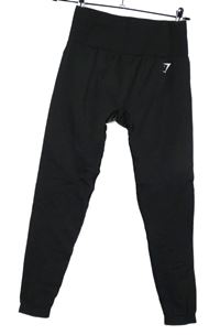 Dámské tmavošedé vzorované sportovní funkční legíny Gymshark