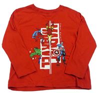 Červené triko s Avengers MARVEL