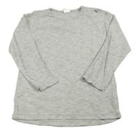 Šedé melírované triko H&M