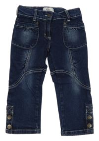 Tmavomodré capri rifle bpc