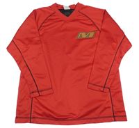 Červené sportovní triko s písmenem Funboard