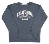 Tmavomodrá mikina s nápisem Primark