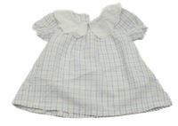 Barevné kostkované krepové šaty Dunnes