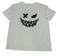 Bílé tričko se smajlíkem