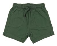 Khaki teplákové kraťasy Nutmeg