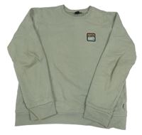 Khaki mikina s nášivkou America Today vel. 176