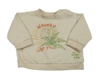 Světlebéžová mikina s tygrem - Kniha džunglí Primark