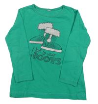 Zelené triko s válenkami 