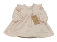 Nové - Světlerůžové šaty s všitým body Mothercare