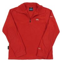 Červená fleecová outdoorová mikina TRESPASS