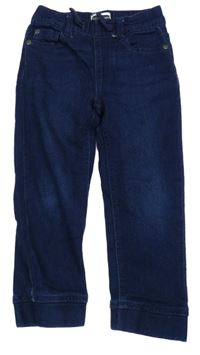 Tmavomodré teplákové cuff jogger rifle Lily & Dan