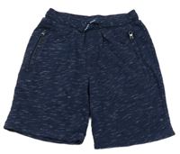 Tmavomodré melírované teplákové kraťasy V by Very