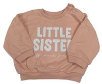 Světlerůžová oversize mikina s nápisem Matalan