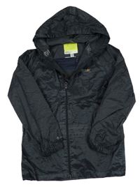 Tmavomodrá šusťáková nepromokavá bunda s kapucí Regatta