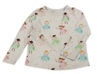 Pudrové triko s vílami Nutmeg