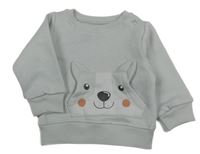 Šedá mikina s pejskem Dopodopo