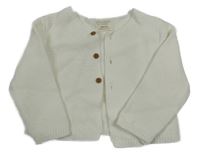 Bílý propínací svetr Primark