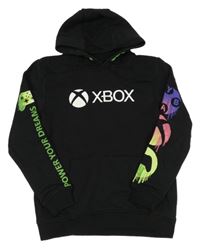 Černá mikina X-box s kapucí George