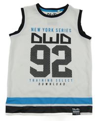 Bílo-černý sportovní dres s číslem C&A