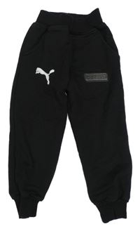 Černé tepláky s logem PUMA