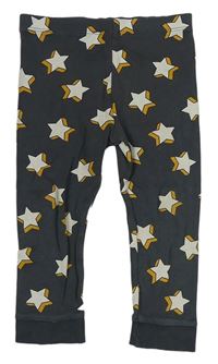 Tmavošedé pyžamové kalhoty s hvězdičkami F&F