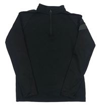 Černá funkční sportovní mikina s logem Nike