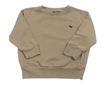 Hnědošedá mikina s dinosaurem zn. Next