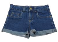 Modré riflové kraťasy Denim Co.