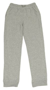 Šedé melírované tepláky Tu