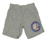 Šedé kraťasy s pejskem 