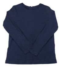 Tmavomodré triko H&M