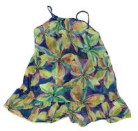 Barevné květované šifonové šaty River Island
