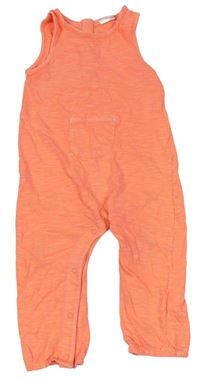 Neonově oranžový kalhotový overal Next