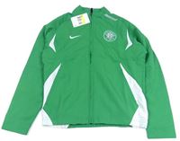 Zeleno-bílá šusťáková fotbalová bunda - Celtic Nike