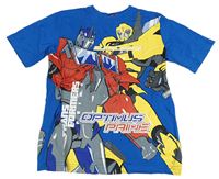 Modré tričko s Transformers