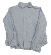 Bílo-světlemodrá kostkovaná košile H&M