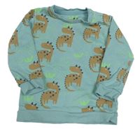 Tyrkysová mikina s dinosaury M&S