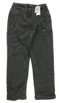 Nové - Tmavošedé mom rifle s prošoupáním Matalan