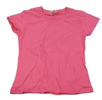 Tmavorůžové tričko Fruit of the Loom