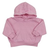 Růžová oversize mikina s kapucí Primark